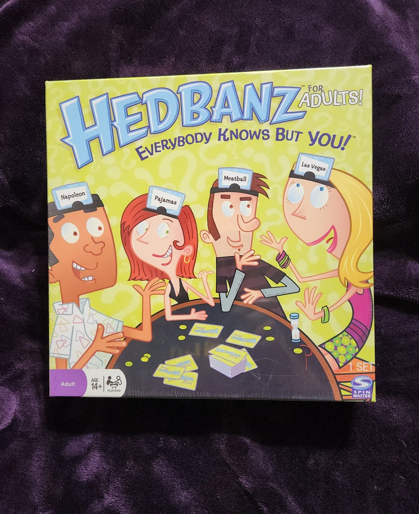HEDBANZ For Adults ’Everybody Knows But You’ 2 To 6 Players Age 14+ New Sealed