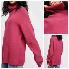 Free People / Softly Structured Knit Tunic Sweater