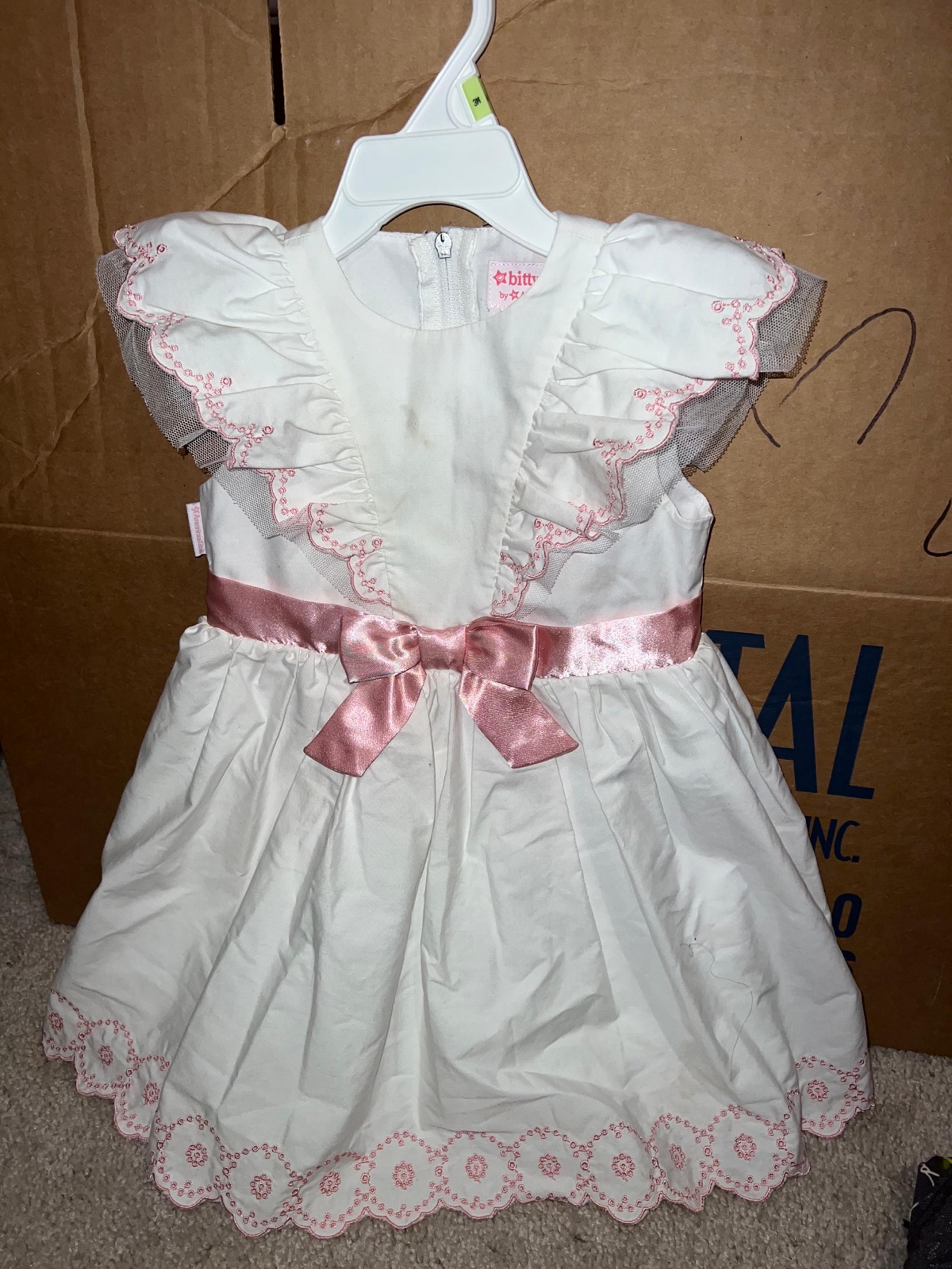American girl ruffle dress