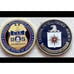 2pcs Special Agent CIA Central Agency Office In Charge One Copper One Gold