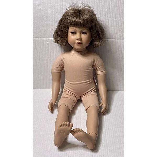 My Twinn Doll Poseable Brown Hair Brown Eyes 1999 Body 1994 Face 23” See Notes