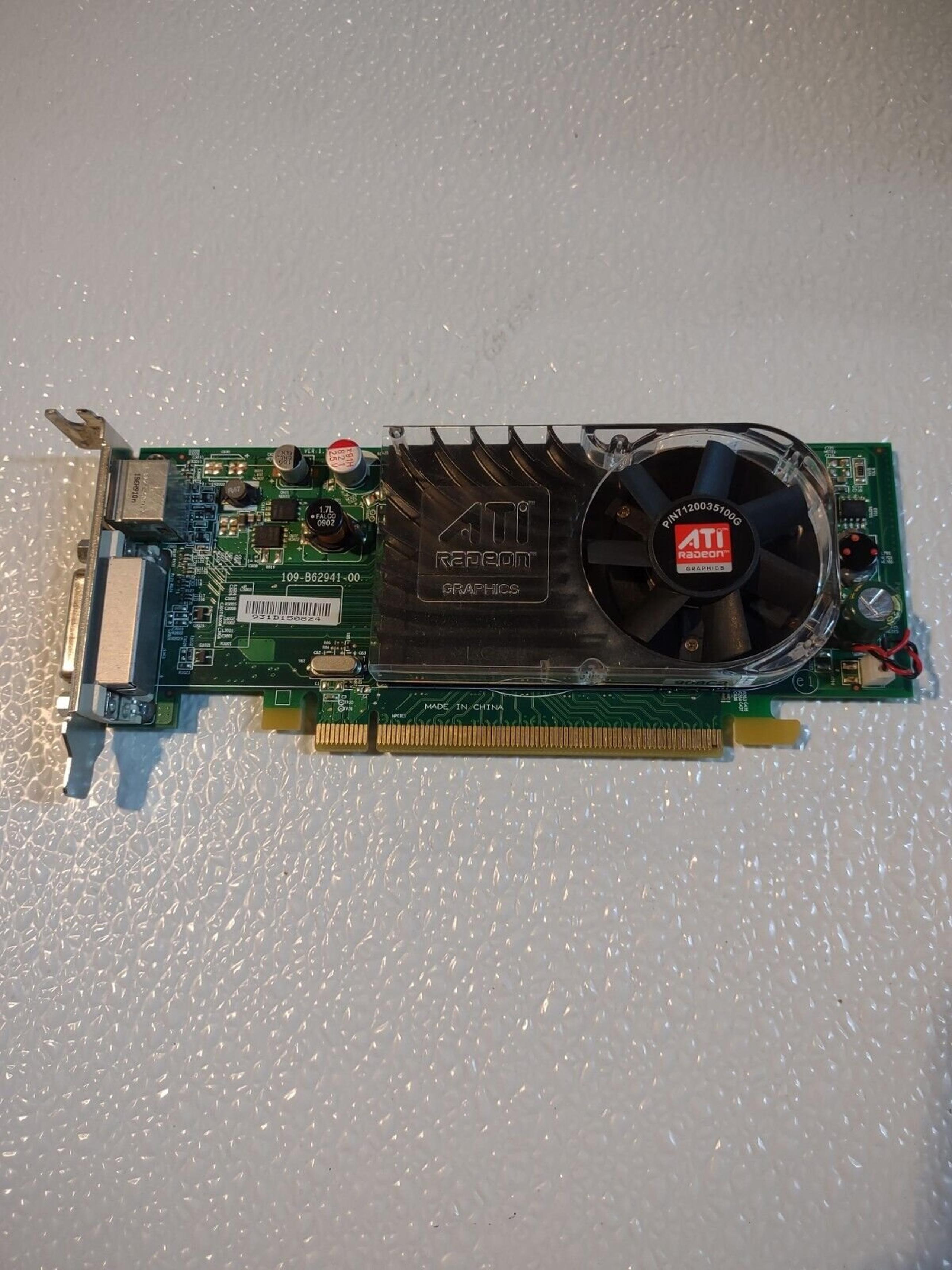 AMD ATI Radeon Hd 3450 B629 109-B62941-00 V150 Graphic Card 256MB PCIe DMS-59