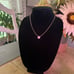 Sabika LIKE VGB Gold Tone Pink Pendant Necklace NEW