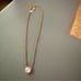 Sabika LIKE VGB Gold Tone Pink Pendant Necklace NEW