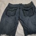 VTG True Religion Joey Super T Cut-Off Shorts Sz 38 Flap Pockets Contrast Stitch