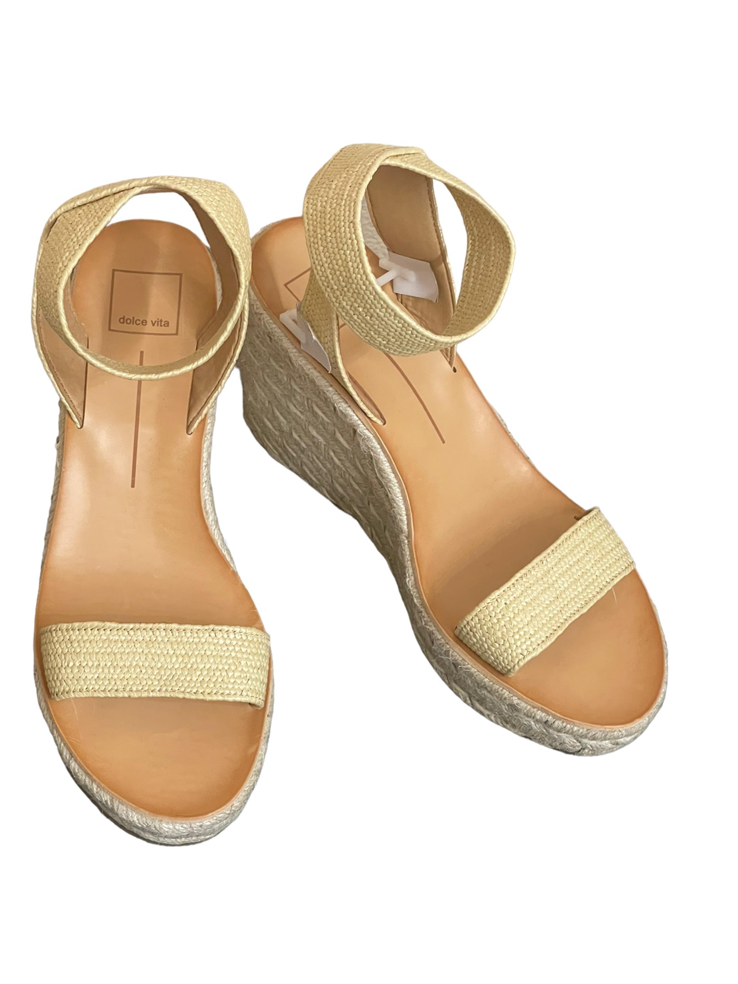 New! Dolce Vita Pia, wedges platform sandals size 10