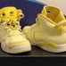 Air Jordan 6 Dynamic Yellow Floral Kids Size 1y
