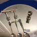 Vintage sterling silver spoons and pagoda