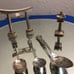 Vintage sterling silver spoons and pagoda