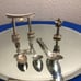 Vintage sterling silver spoons and pagoda