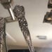 Vintage sterling silver spoons and pagoda