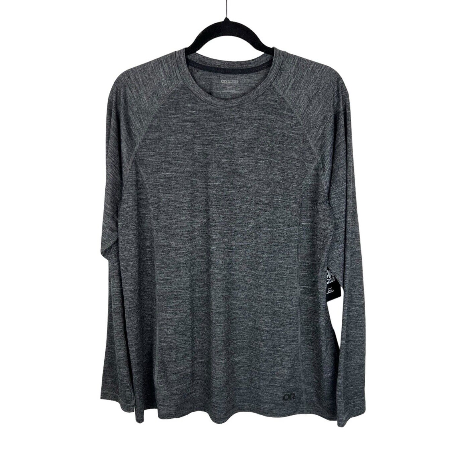 NEW Outdoor Research Base Layer Shirt Size 1X Alpine Onset Crew Long Sleeve Gray