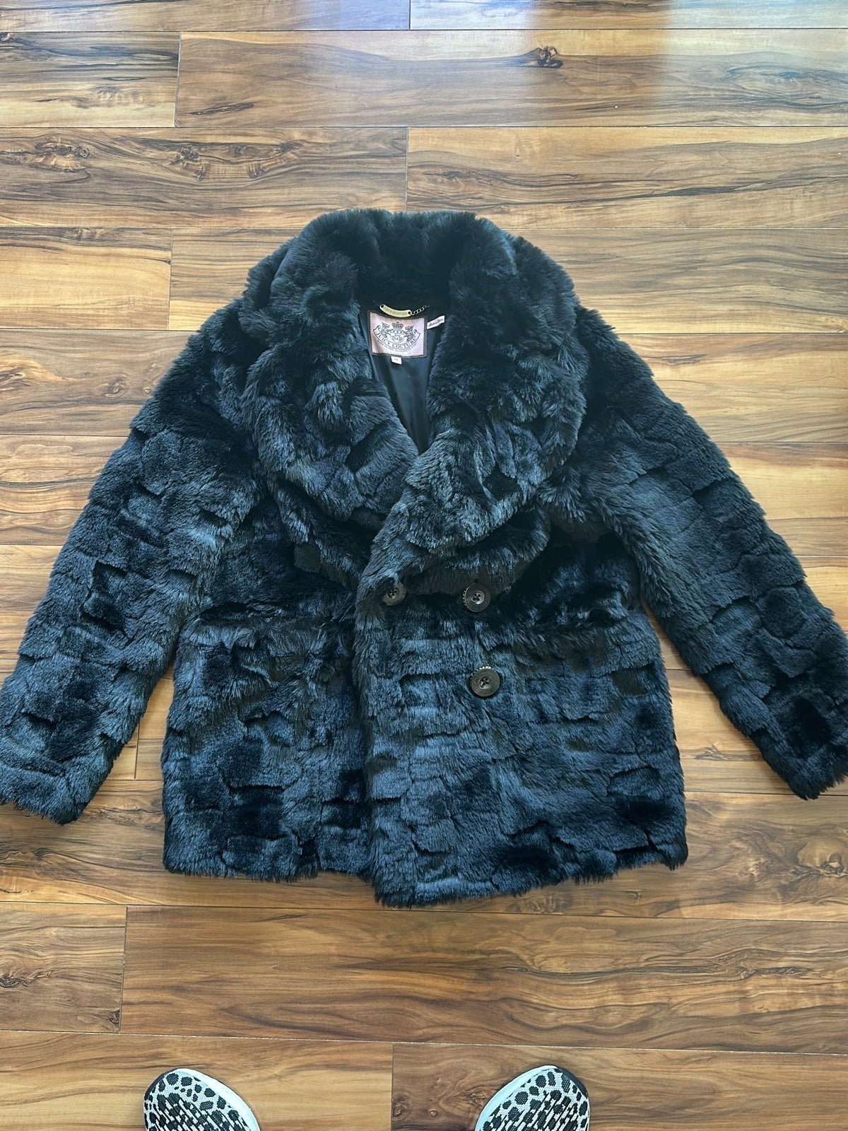 Juicy Couture soft faux fur coat