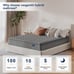 Vesgantti 10 Twin XL Multilayer Hybrid Mattress, Grey