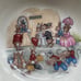 Vintage Royal Doulton Bunnykins 3 Pc Set English Fine Bone China Cup Bowl Plate