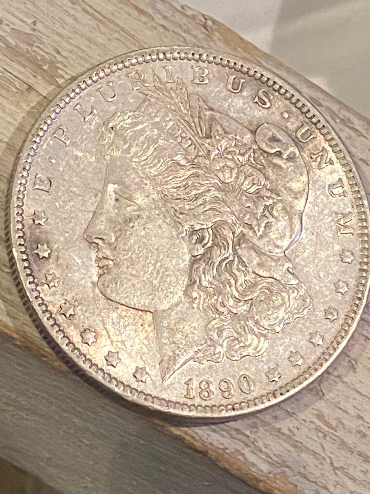 1890 Morgan dollar
