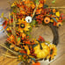 Large Fall Wreath, Fall Wreaths Inside Outside Harvest Autumn Wreath 20”