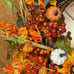 Large Fall Wreath, Fall Wreaths Inside Outside Harvest Autumn Wreath 20”