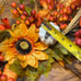 Large Fall Wreath, Fall Wreaths Inside Outside Harvest Autumn Wreath 20”
