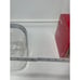 Retro 80's Lucite Cube Ice Bucket Pozzi Guzzini Amanda with Original Tongs