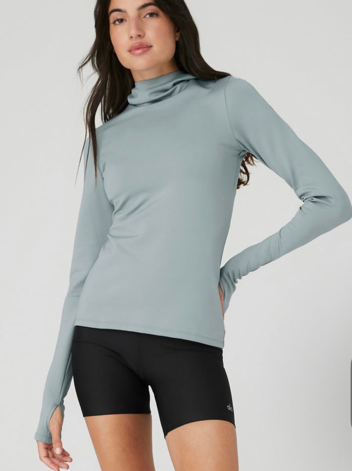 Alo Warm Airlift Hooded Runner