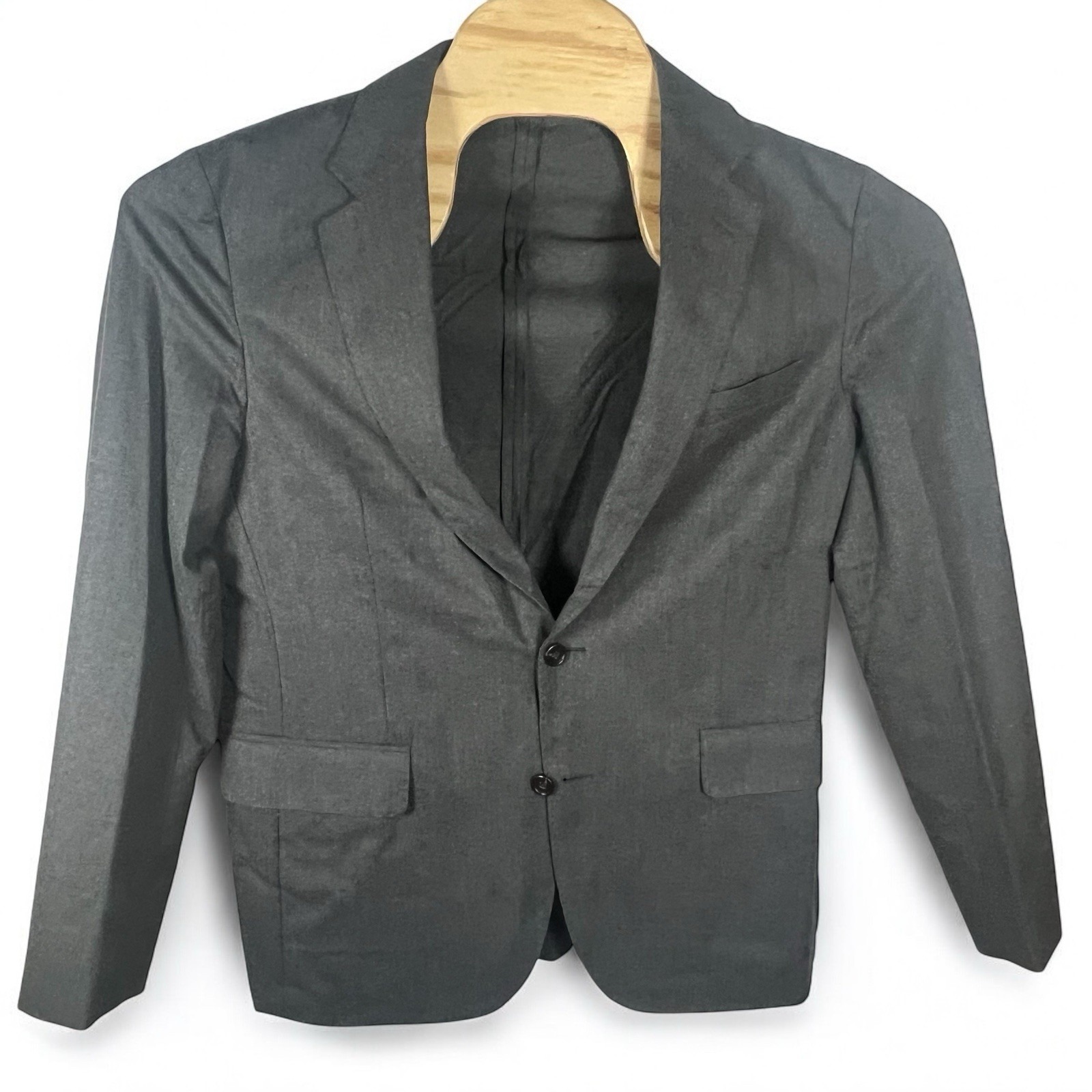 JCrew Ludlow Slim Men 42R Gray J4153 Moon British Cloth Sport Coat Blazer Jacket