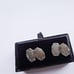 silver cufflinks