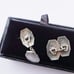 silver cufflinks