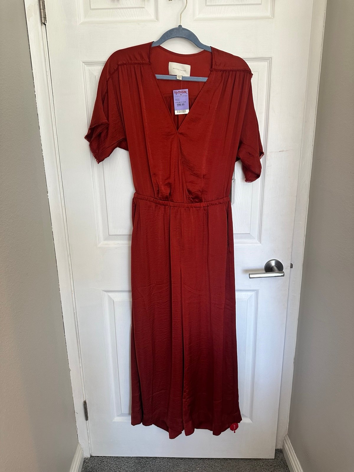 NWT Brochu Walker Silk Romper (S)