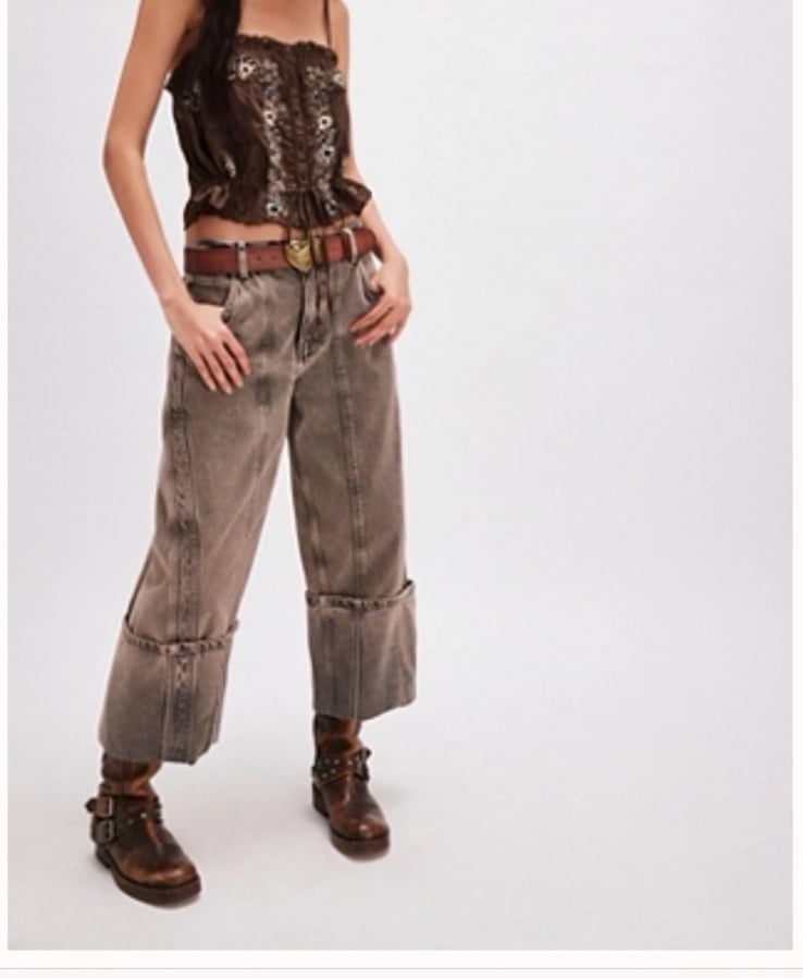 Free people barrel Jeans