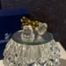 Swarovski crystal memories bells with gold bow