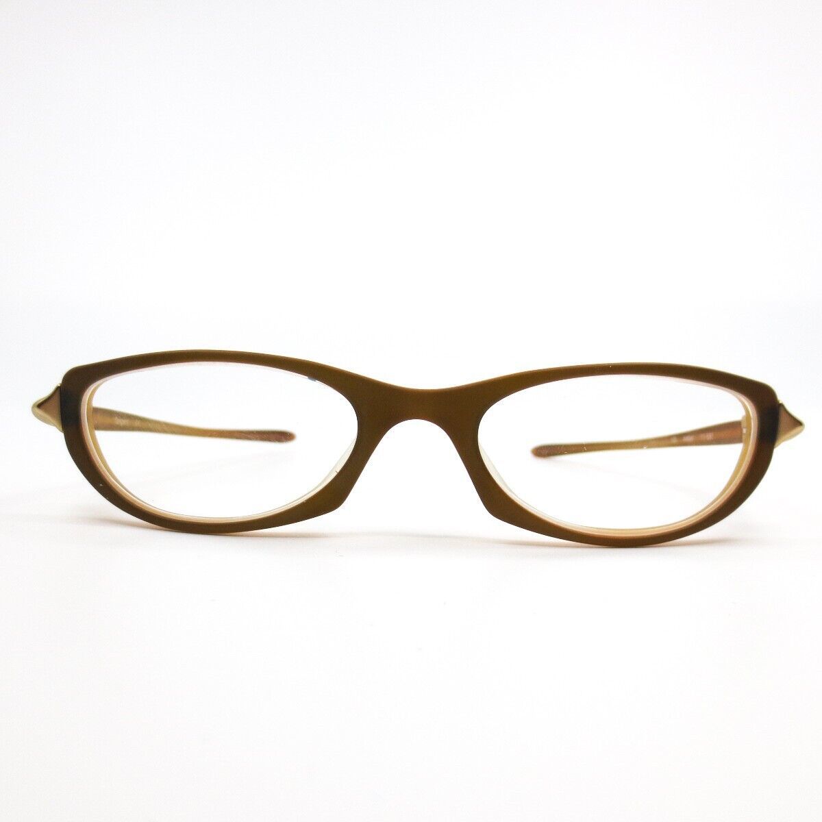 Oakley Eyeglasses Frames Tangent 11-597 amber Matte brown 48-18-133