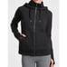 Athleta Black Cotton Zip Up Triumph Hoodie S