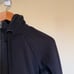 Athleta Black Cotton Zip Up Triumph Hoodie S