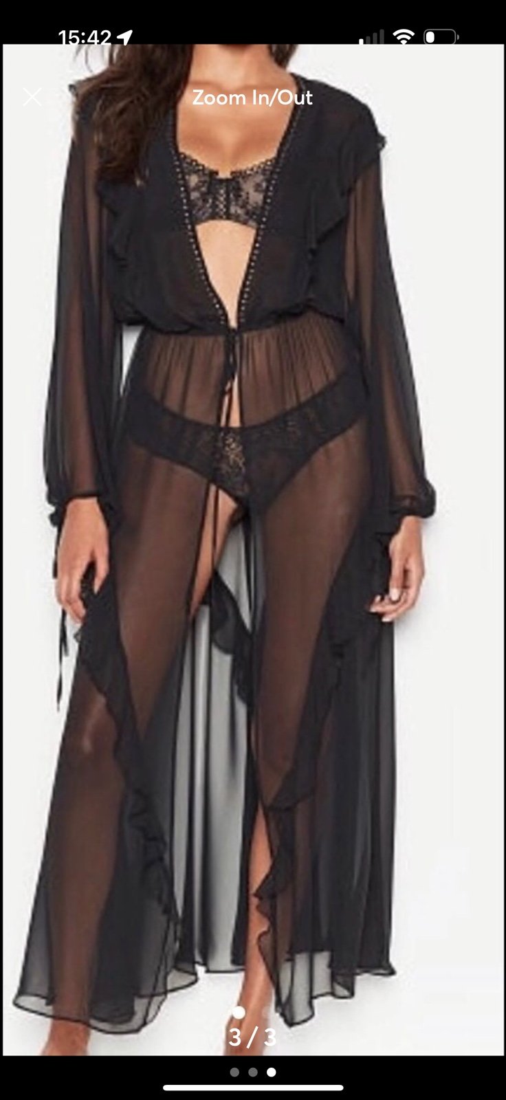 Victoria’s Secret long tulle robe