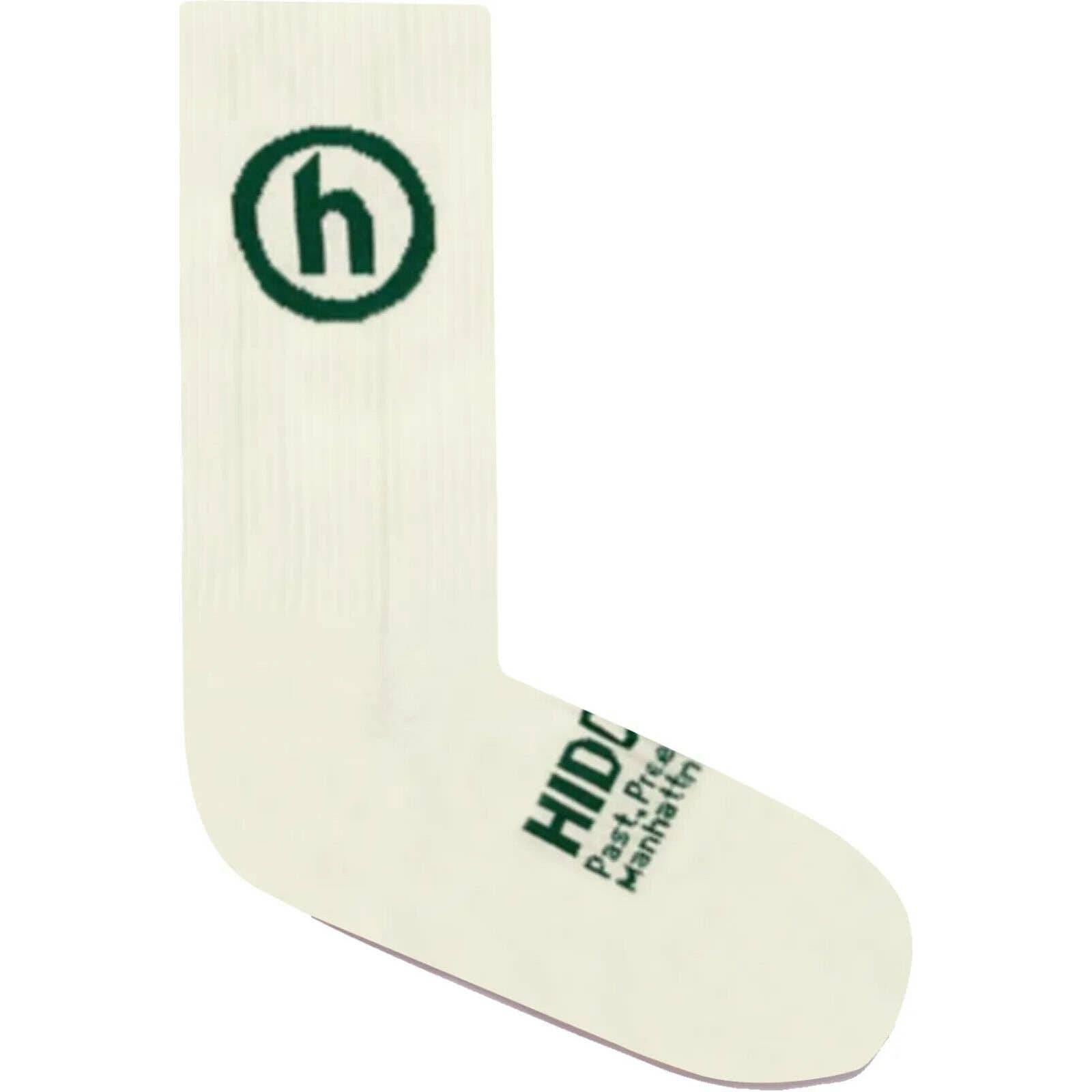送料無料！Hidden NY Socks (WHITE) HIDDEN NY Crew Socks - NATURAL/WHITE - Brand New - in hand