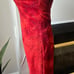 Vintage 90s city triangles sparkly asymmetrical hem dress <3
