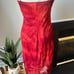 Vintage 90s city triangles sparkly asymmetrical hem dress <3