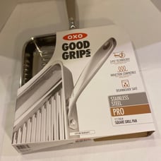 New in box OXO good grips stainless steel Pro 11” square grill pan