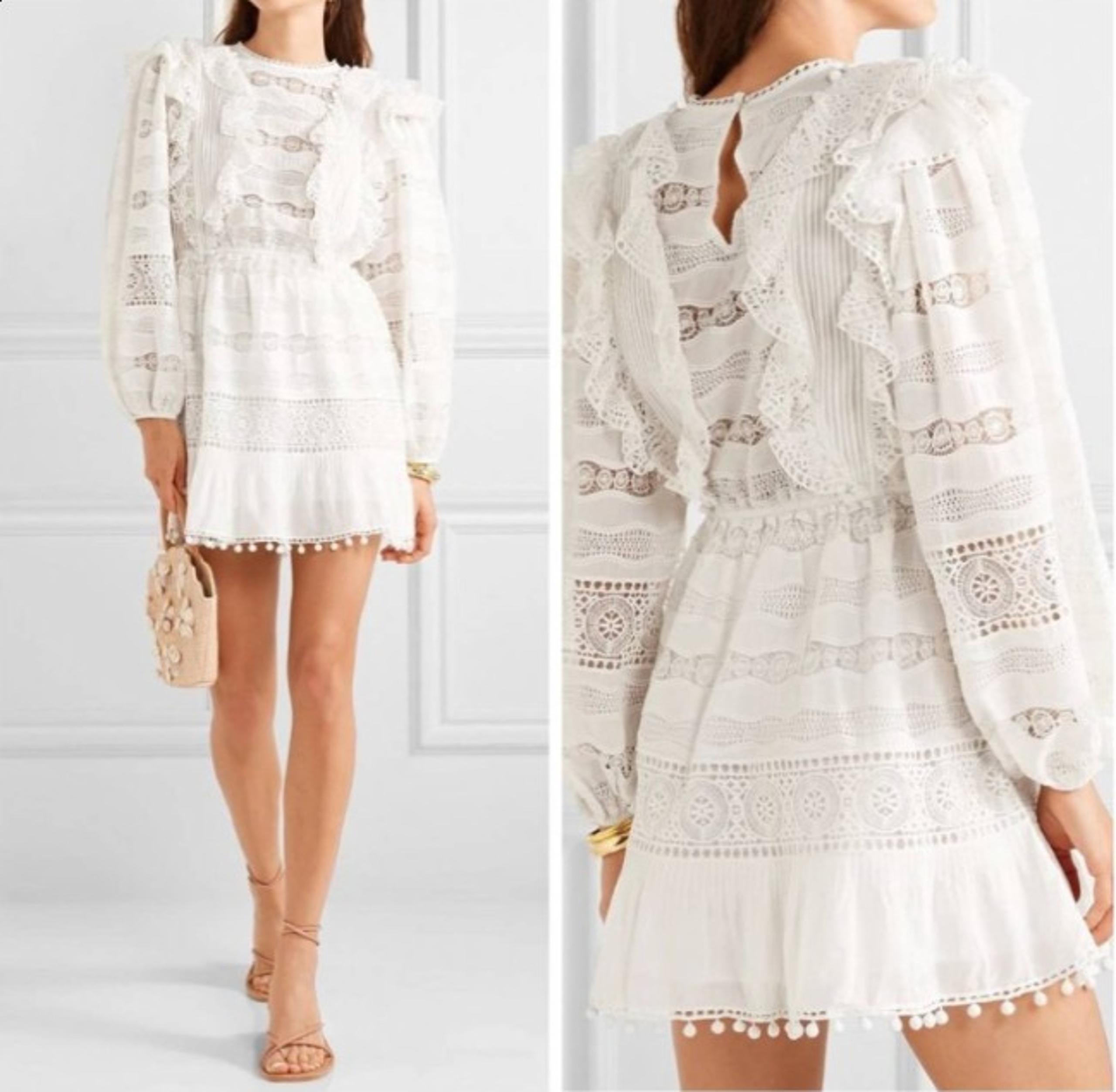 Ulla Johnson Jolie Short Dress in White