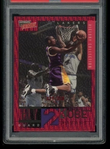 Kobe Bryant #66 upper deck Shaquille O’Neal is the other player in the card
