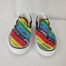 VANS Spirit 2020 Olympics International Script Bright Slip-Ons Size 10.5