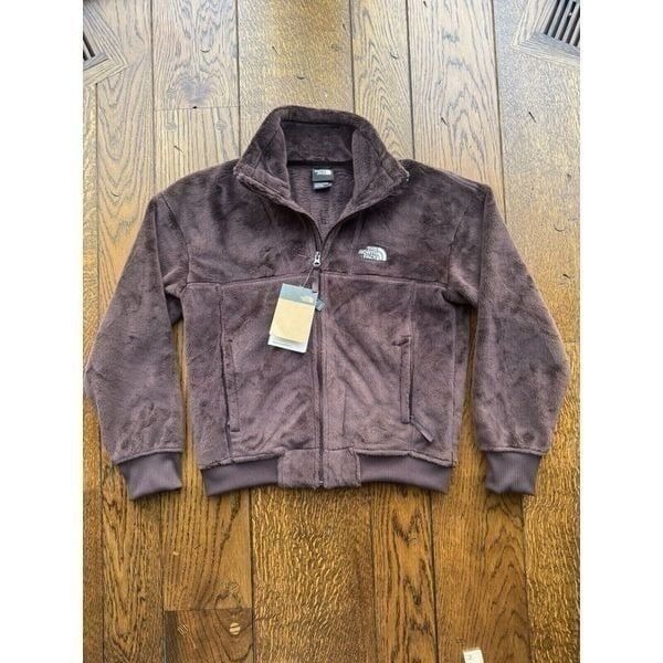 The North Face Women’s Luxe Osito Full Zip Jacket Brown Small NWT