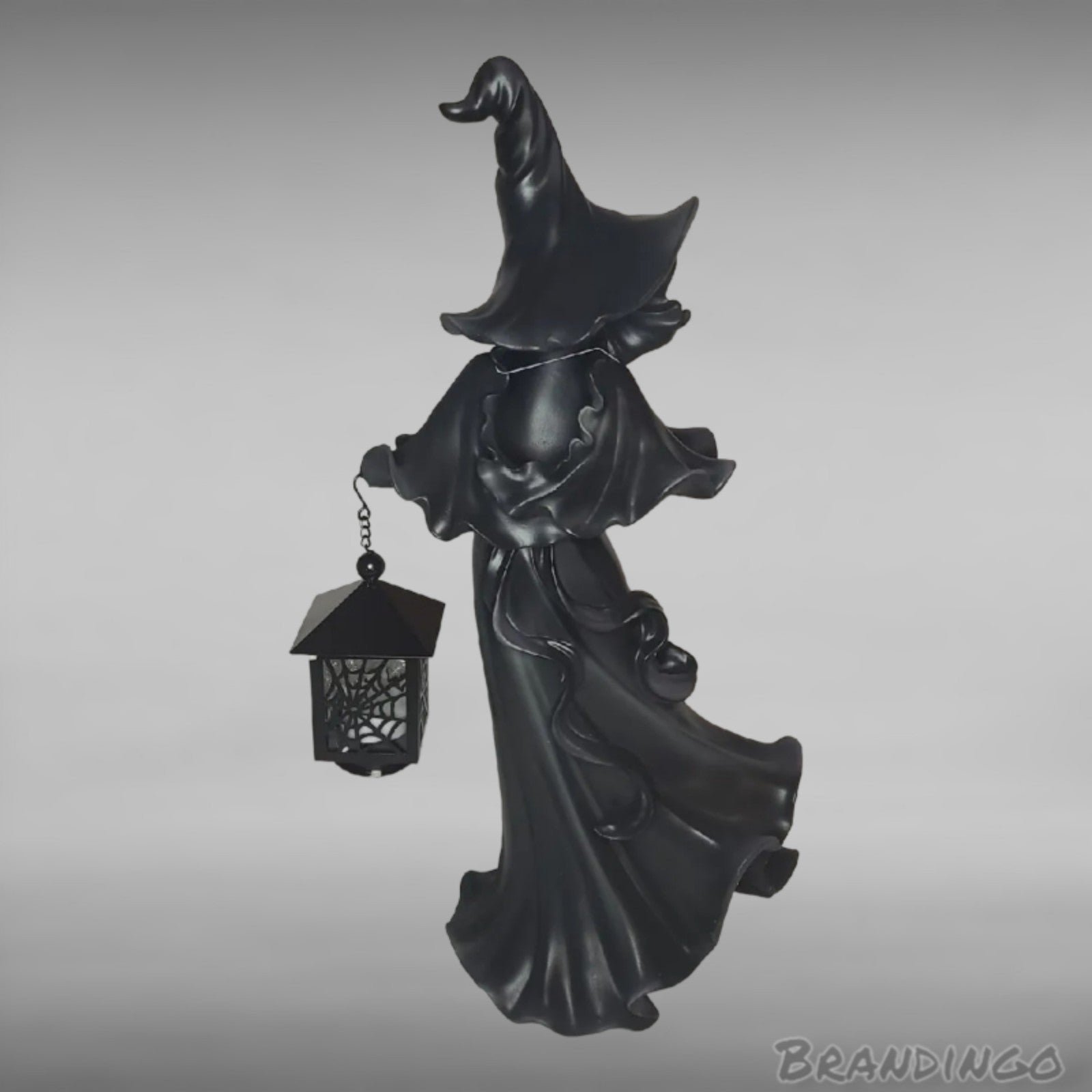 Witch with LED Lantern Cracker Barrel Halloween Decor VHTF Ghost Spooky