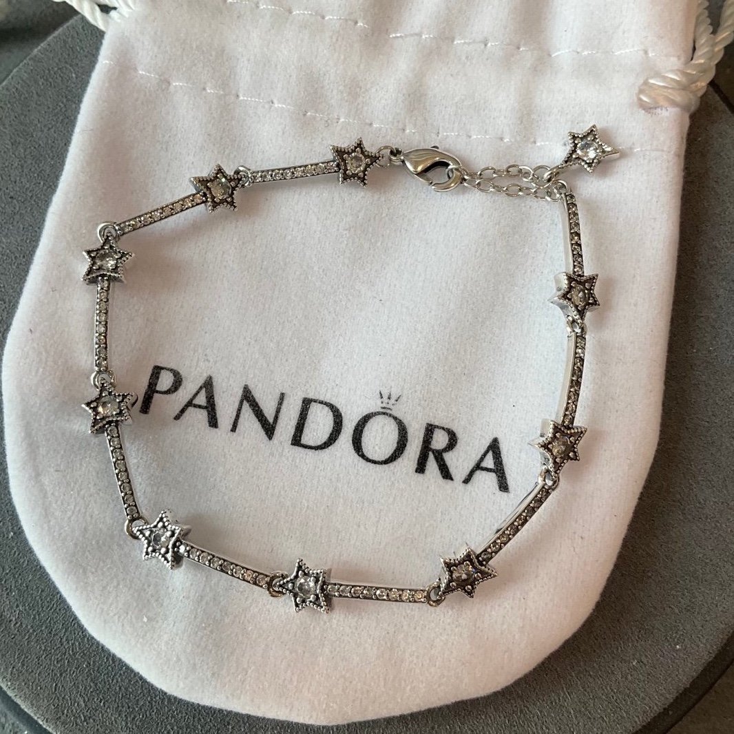 Pandora celestial stars charms bracelet 16cm 6.3 inches
