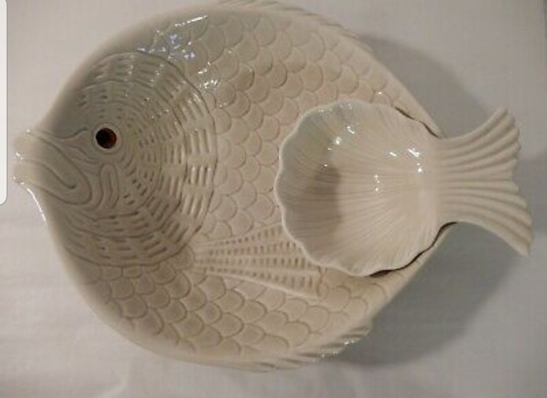 fitz and floyd Fish Bowl set