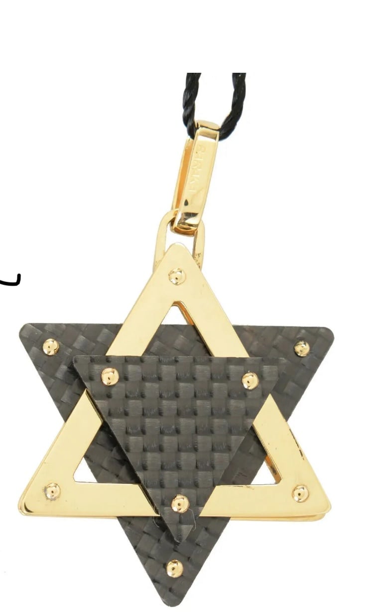 Star of David pendant necklace.