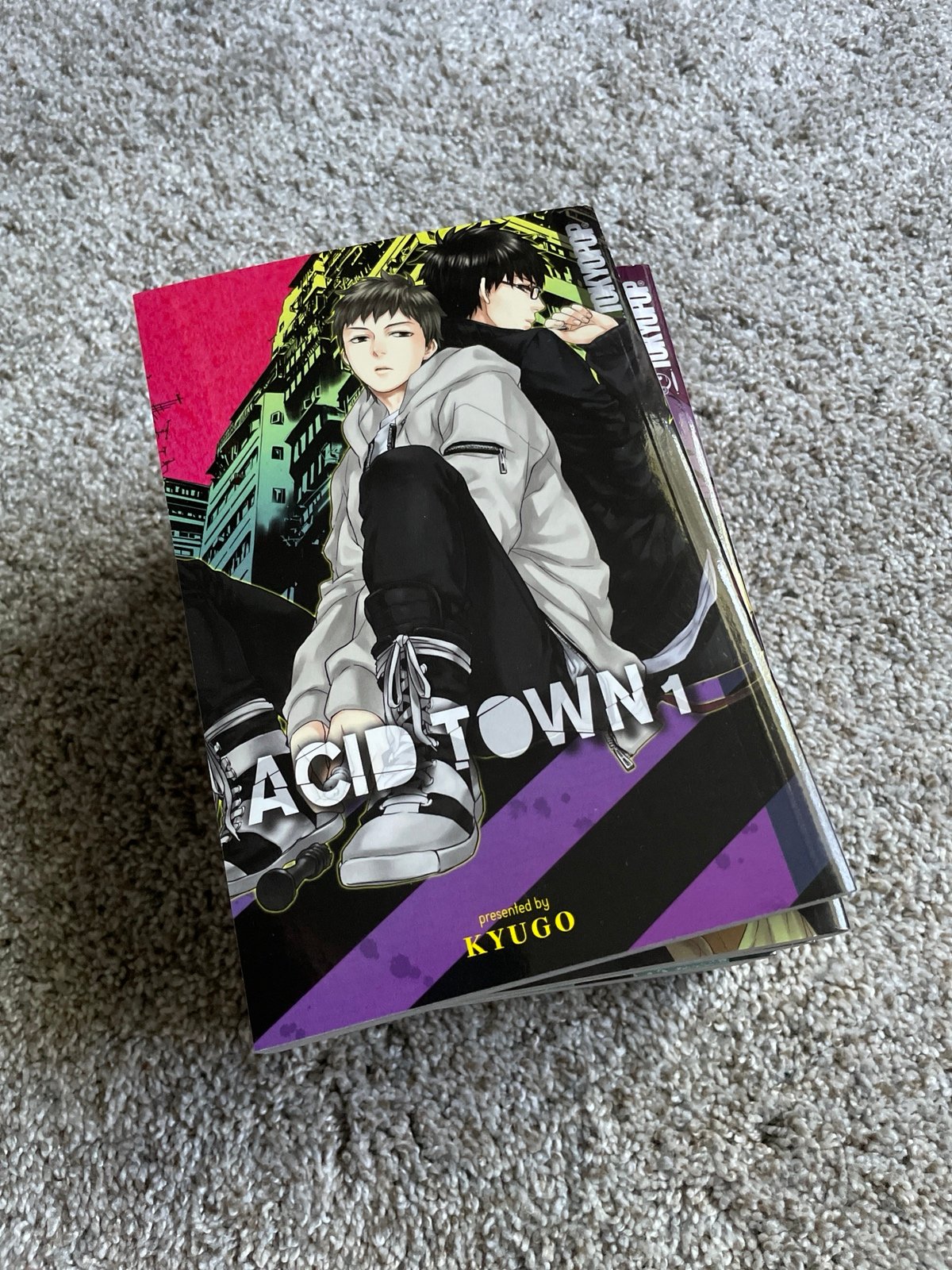 Acid Town Kyugo English BL Tokyopop Manga 1-6 set
