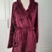 NEW M/L Victoria's Secret Short Cozy Robe in Kir