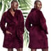 NEW M/L Victoria's Secret Short Cozy Robe in Kir